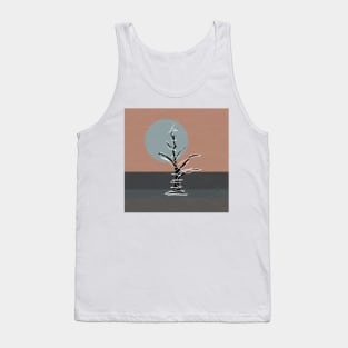 desert blue moon Tank Top